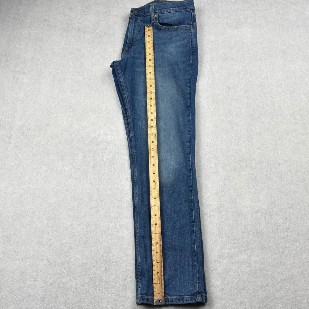 Levis Mens 32x30 511 Slim Fit Medium Wash Blue Denim Stretch Jeans 04511-4909